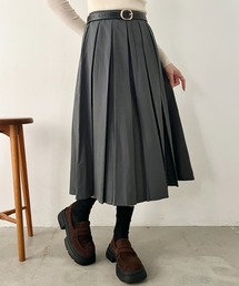 【2サイズ展開】プリーツミディスカート