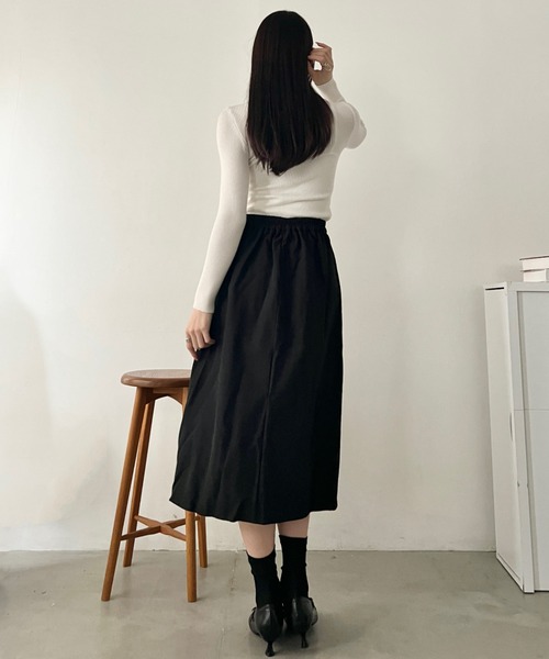 wears（ウェアーズ）の「【2サイズ展開】プリーツミディスカート（スカート・レディース・グレー/ブラウン/ブラック/ダークグレー・L/M）」の15枚目の写真