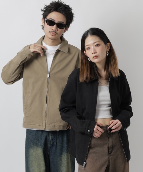 PRO CLUB (プロクラブ)の「PRO CLUB HEAVYWEIGHT MECHANIC'S TWILL JKT メカニックジャケット(ブルゾン・メンズ・カーキ/ブラック・3XL/2XL/XL/L/M/S)」の19枚目の写真