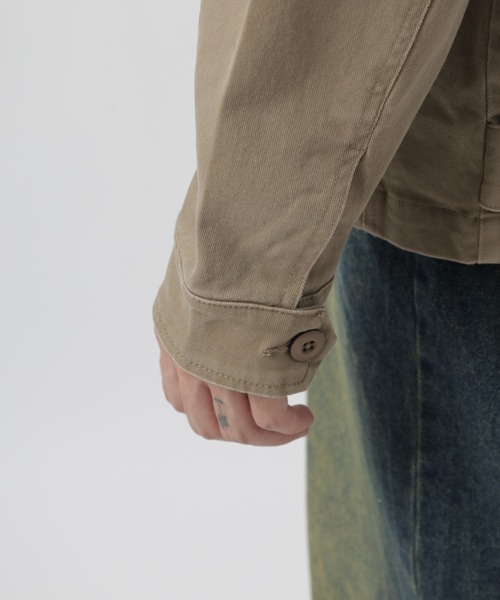 PRO CLUB (プロクラブ)の「PRO CLUB HEAVYWEIGHT MECHANIC'S TWILL JKT メカニックジャケット(ブルゾン・メンズ・カーキ/ブラック・3XL/2XL/XL/L/M/S)」の5枚目の写真