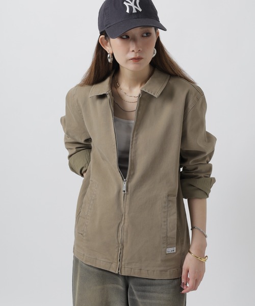 PRO CLUB (プロクラブ)の「PRO CLUB HEAVYWEIGHT MECHANIC'S TWILL JKT メカニックジャケット(ブルゾン・メンズ・カーキ/ブラック・3XL/2XL/XL/L/M/S)」の9枚目の写真