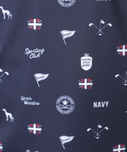 adabat(アダバット)の「【ADABAT NAVY】UVケア/吸水速乾 フィルサーモモノグラム柄長袖ポロシャツ(ポロシャツ・メンズ・ブラウン系その他2/ブルー系その他2/ホワイト系1・46/48/50/52)」の18枚目の写真