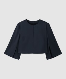 ANAYI（アナイ）の「トリアセサテンボレロジャケット（ノーカラージャケット）」
