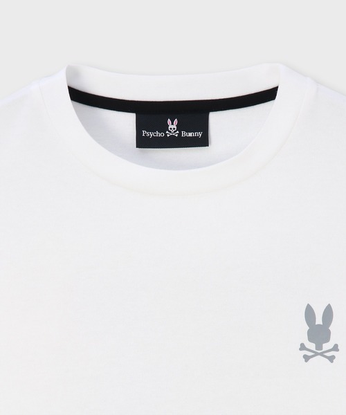 Psycho Bunny（サイコバニー）の「[WEB限定]ツアーTEE風 ネオンアクセントロングスリーブTシャツ（Tシャツ/カットソー・メンズ・ホワイト/ブラック・X-LARGE/SMALL/LARGE/MEDIUM）」の8枚目の写真