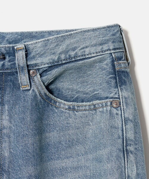6(ロク)の「<timemachine>DAMAGE DENIM/パンツ(デニムパンツ・レディース・ライトブルー・25/24/27/26/28)」の10枚目の写真