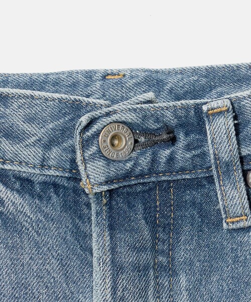 6(ロク)の「<timemachine>DAMAGE DENIM/パンツ(デニムパンツ・レディース・ライトブルー・25/24/27/26/28)」の14枚目の写真