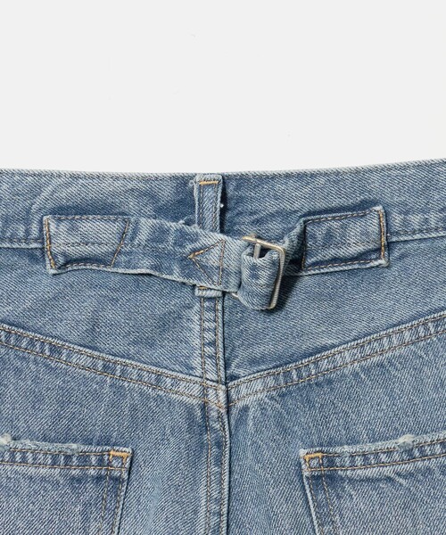 6(ロク)の「<timemachine>DAMAGE DENIM/パンツ(デニムパンツ・レディース・ライトブルー・25/24/27/26/28)」の17枚目の写真