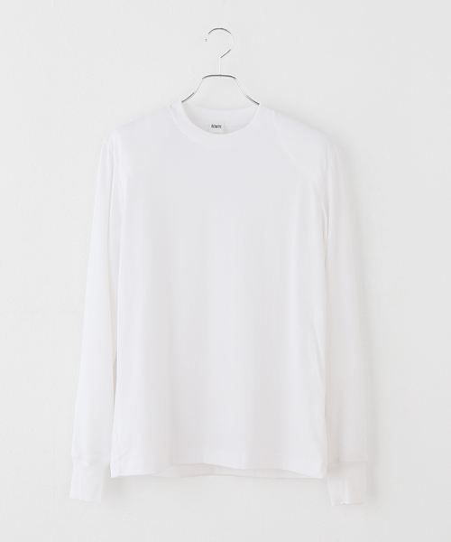 IENA(イエナ)の「BOWTE/バウト SUPIMA COTTON SHOULDER TEE Tシャツ 262-02-0001(Tシャツ/カットソー・レディース・ホワイト/チャコールグレー・FREE)」の2枚目の写真