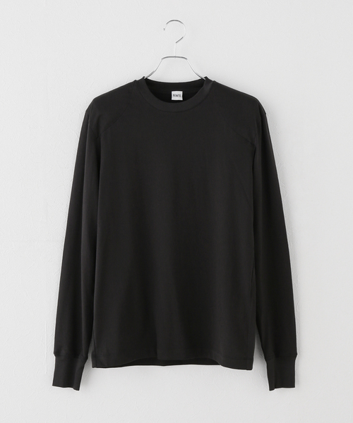 IENA(イエナ)の「BOWTE/バウト SUPIMA COTTON SHOULDER TEE Tシャツ 262-02-0001(Tシャツ/カットソー・レディース・ホワイト/チャコールグレー・FREE)」の1枚目の写真