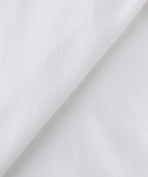 IENA(イエナ)の「BOWTE/バウト SUPIMA COTTON SHOULDER TEE Tシャツ 262-02-0001(Tシャツ/カットソー・レディース・ホワイト/チャコールグレー・FREE)」の5枚目の写真