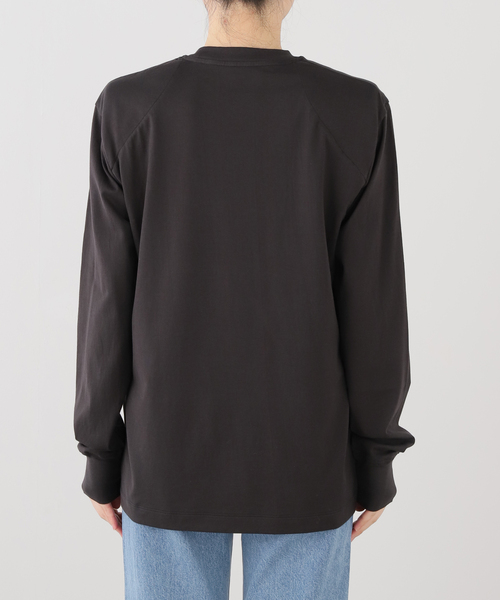 IENA(イエナ)の「BOWTE/バウト SUPIMA COTTON SHOULDER TEE Tシャツ 262-02-0001(Tシャツ/カットソー・レディース・ホワイト/チャコールグレー・FREE)」の8枚目の写真