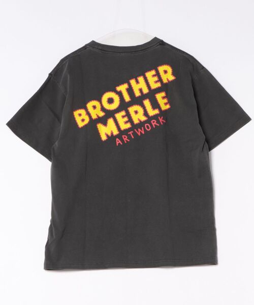 BROTHER MERLE（ブラザー マール）の「RSC×BROTHER MERLE / ノーパン犬の散歩 T-SHIRT(M4)（Tシャツ/カットソー・メンズ・ワインレッド/チャコールグレー・MEDIUM/X-LARGE/LARGE）」の12枚目の写真