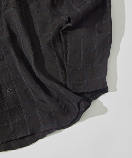 marka（マーカ）の「【MARKAWARE/marka/マーカ】SEMI SPREAD COLLAR SHIRT（シャツ/ブラウス・メンズ・ブラウン/グレー・2）」の5枚目の写真