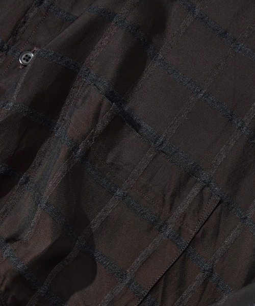 marka（マーカ）の「【MARKAWARE/marka/マーカ】SEMI SPREAD COLLAR SHIRT（シャツ/ブラウス・メンズ・ブラウン/グレー・2）」の6枚目の写真
