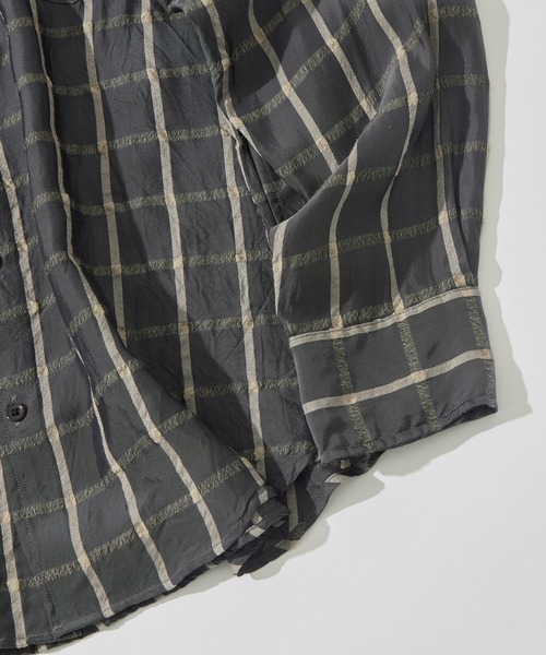 marka（マーカ）の「【MARKAWARE/marka/マーカ】SEMI SPREAD COLLAR SHIRT（シャツ/ブラウス・メンズ・ブラウン/グレー・2）」の17枚目の写真