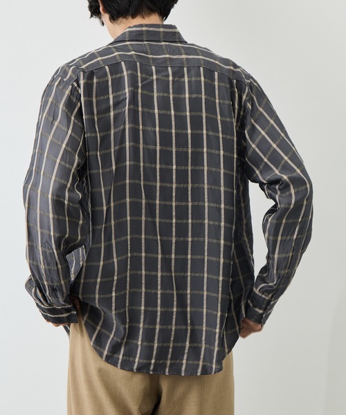 marka（マーカ）の「【MARKAWARE/marka/マーカ】SEMI SPREAD COLLAR SHIRT（シャツ/ブラウス・メンズ・ブラウン/グレー・2）」の21枚目の写真