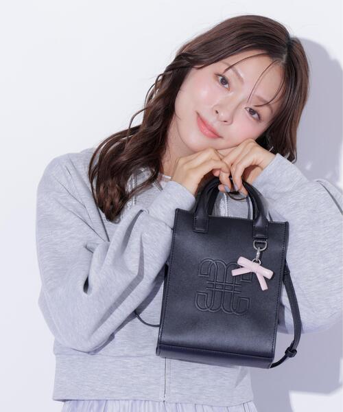 JILL by JILL STUART(ジルバイジルスチュアート)の「Link J ミニトートバッグ(ショルダーバッグ・レディース・ホワイト/ブラック/ピンク・FREE)」の22枚目の写真