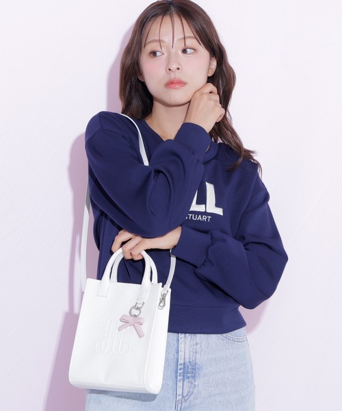 JILL by JILL STUART(ジルバイジルスチュアート)の「Link J ミニトートバッグ(ショルダーバッグ・レディース・ホワイト/ブラック/ピンク・FREE)」の15枚目の写真