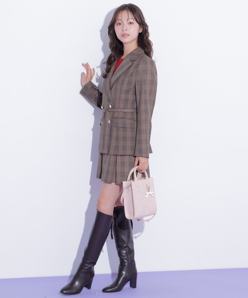JILL by JILL STUART(ジルバイジルスチュアート)の「Link J ミニトートバッグ(ショルダーバッグ・レディース・ホワイト/ブラック/ピンク・FREE)」の20枚目の写真