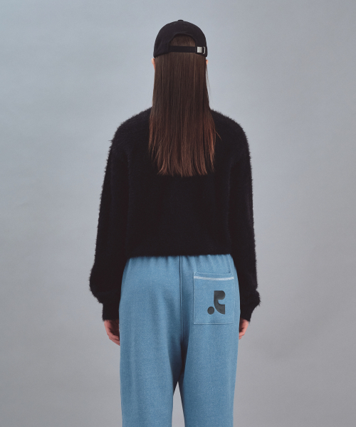 Rest&Recreation(レストアンドレクリエーション)の「HAIRY BASIC KNIT TOP - BLACK(ニット/セーター・レディース・その他・ONE)」の3枚目の写真