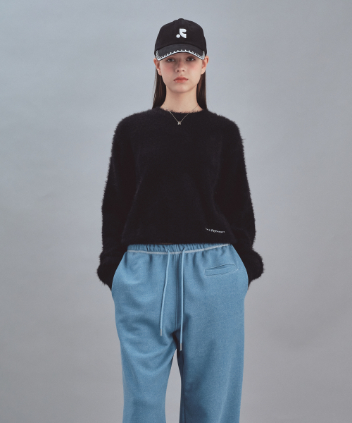 Rest&Recreation(レストアンドレクリエーション)の「HAIRY BASIC KNIT TOP - BLACK(ニット/セーター・レディース・その他・ONE)」の4枚目の写真