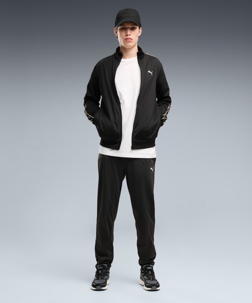 PUMA(プーマ)の「PUMA プーマ メンズ テープ スーツ 上下セット(ジャージ・メンズ・ネイビー/ブラック・LARGE/SMALL/MEDIUM/XX-LARGE/X-LARGE)」の2枚目の写真