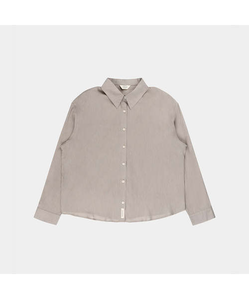 PIGMENT(ピグメント)の「ラベルバクシソフトブラウス (KYNB2606038)(シャツ/ブラウス・レディース・ベージュ/ネイビー/ワイン/クリーム・FREE)」の1枚目の写真
