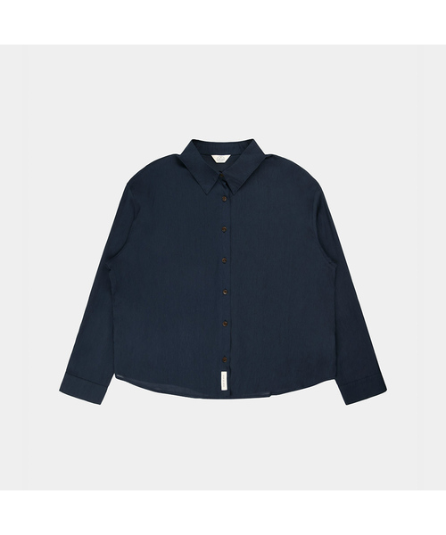 PIGMENT(ピグメント)の「ラベルバクシソフトブラウス (KYNB2606038)(シャツ/ブラウス・レディース・ベージュ/ネイビー/ワイン/クリーム・FREE)」の3枚目の写真