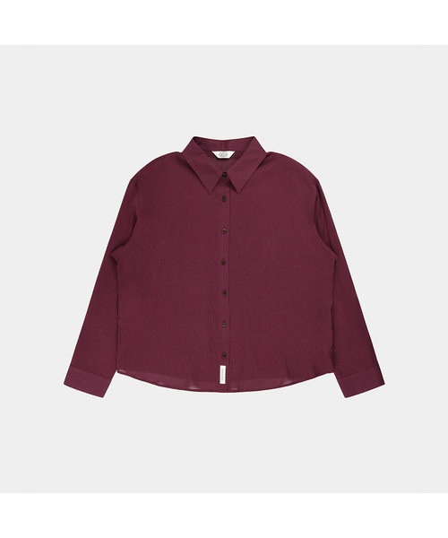 PIGMENT(ピグメント)の「ラベルバクシソフトブラウス (KYNB2606038)(シャツ/ブラウス・レディース・ベージュ/ネイビー/ワイン/クリーム・FREE)」の4枚目の写真