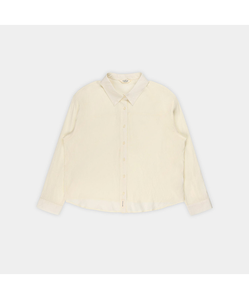 PIGMENT(ピグメント)の「ラベルバクシソフトブラウス (KYNB2606038)(シャツ/ブラウス・レディース・ベージュ/ネイビー/ワイン/クリーム・FREE)」の2枚目の写真