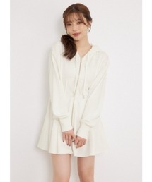 フーディーミニカットワンピース　秋服
