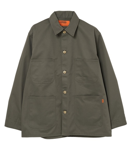 UNIVERSAL OVERALL(ユニバーサルオーバーオール)の「COVERALL/カバーオール(カバーオール・メンズ・ダークグリーン/ベージュ/ブラウン/チャコールグレー/ブラック・M/L/XL)」の5枚目の写真