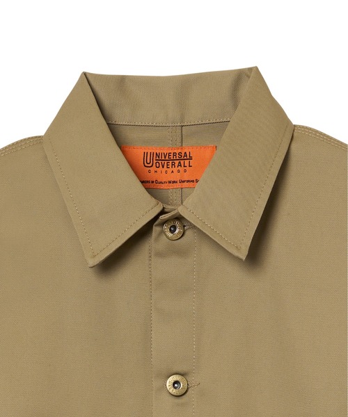 UNIVERSAL OVERALL(ユニバーサルオーバーオール)の「COVERALL/カバーオール(カバーオール・メンズ・ダークグリーン/ベージュ/ブラウン/チャコールグレー/ブラック・M/L/XL)」の7枚目の写真