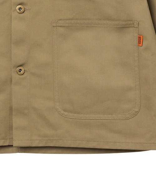 UNIVERSAL OVERALL(ユニバーサルオーバーオール)の「COVERALL/カバーオール(カバーオール・メンズ・ダークグリーン/ベージュ/ブラウン/チャコールグレー/ブラック・M/L/XL)」の9枚目の写真
