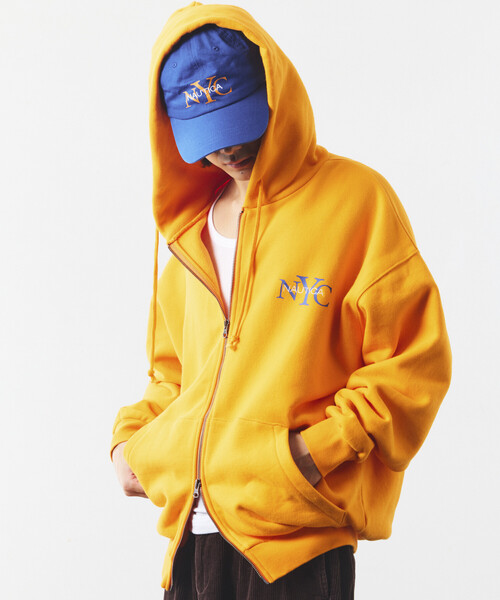 NAUTICA(ノーティカ)の「NAUTICA/ノーティカ リラックスフィット NYCロゴ ジップアップ フーディー(パーカー・メンズ・グリーン/ブルー/オレンジ/ネイビー/ブラック/ライトグレー・XX-LARGE/X-LARGE/LARGE/MEDIUM)」の6枚目の写真