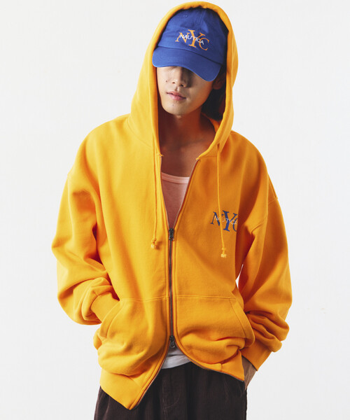 NAUTICA(ノーティカ)の「NAUTICA/ノーティカ リラックスフィット NYCロゴ ジップアップ フーディー(パーカー・メンズ・グリーン/ブルー/オレンジ/ネイビー/ブラック/ライトグレー・XX-LARGE/X-LARGE/LARGE/MEDIUM)」の7枚目の写真