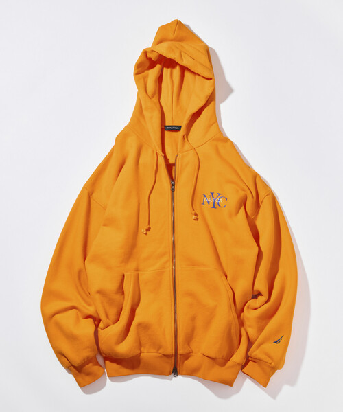NAUTICA(ノーティカ)の「NAUTICA/ノーティカ リラックスフィット NYCロゴ ジップアップ フーディー(パーカー・メンズ・グリーン/ブルー/オレンジ/ネイビー/ブラック/ライトグレー・XX-LARGE/X-LARGE/LARGE/MEDIUM)」の21枚目の写真