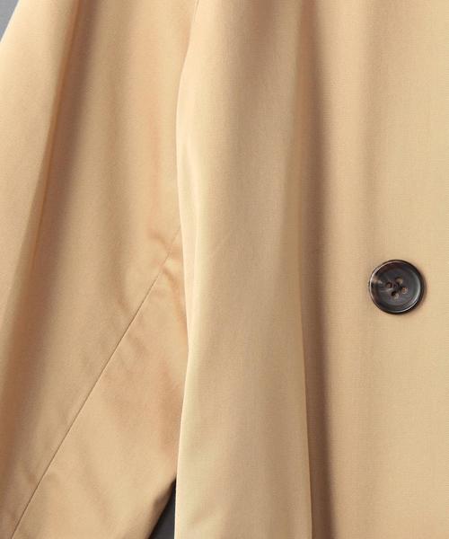 BEAUTY&YOUTH UNITED ARROWS（ビューティーアンドユースユナイテッドアローズ）の「＜6(ROKU)＞TRENCH COAT/ﾄﾚﾝﾁｺｰﾄ◆（トレンチコート・レディース・ベージュ/オリーブ・38/36/34）」の8枚目の写真