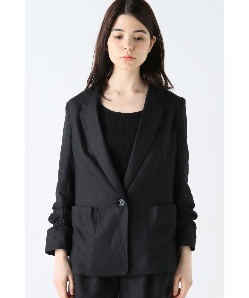 LIMITLESS LUXURY（リミットレスラグジュアリー）の「SUMMER ジャケット◆（テーラードジャケット・レディース・ホワイト/ネイビー/ブラック・36/38）」の7枚目の写真