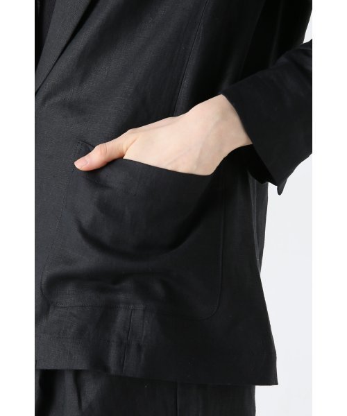 LIMITLESS LUXURY（リミットレスラグジュアリー）の「SUMMER ジャケット◆（テーラードジャケット・レディース・ホワイト/ネイビー/ブラック・36/38）」の11枚目の写真