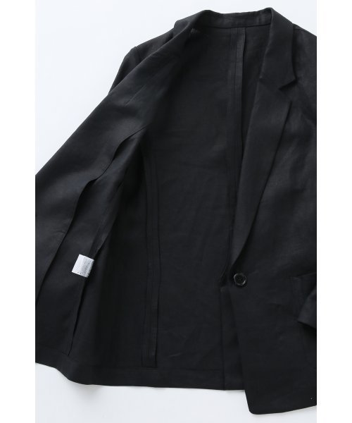 LIMITLESS LUXURY（リミットレスラグジュアリー）の「SUMMER ジャケット◆（テーラードジャケット・レディース・ホワイト/ネイビー/ブラック・36/38）」の14枚目の写真