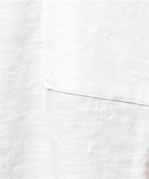 チャイハネ（チャイハネ）の「【チャイハネ】yul スラブコットンワンピース / ビッグシルエットTシャツ（ワンピース・レディース・ホワイト/ブラック/カーキ/ブルー/オレンジ/ターコイズブルー/ネイビー/ライム/レッド・FREE）」の16枚目の写真