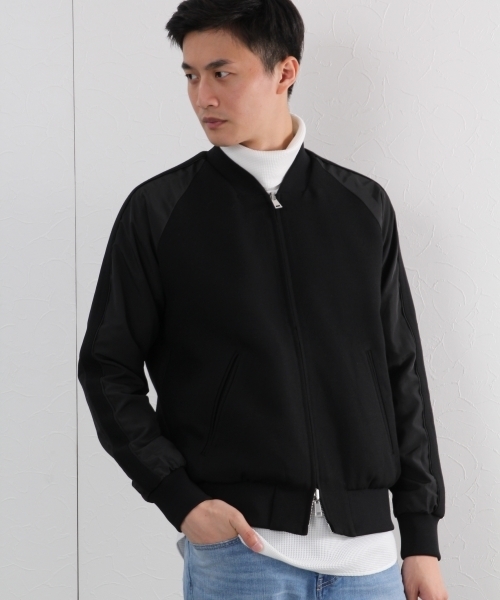 GLOBAL WORK（グローバルワーク）の「リバーシブルベースボールブルゾン/723805 （ブルゾン・メンズ・ネイビー/ブラック・SMALL/LARGE/X-LARGE/MEDIUM）」の2枚目の写真