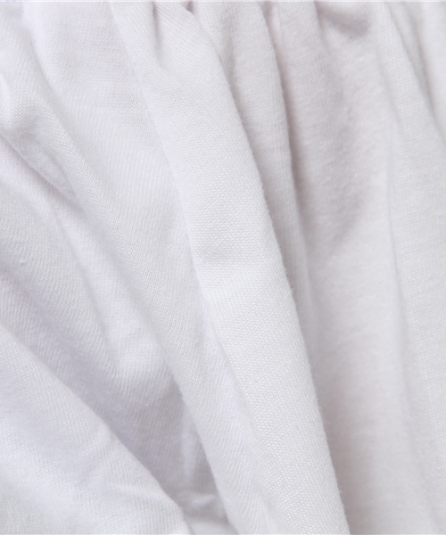 VENCEEXCHANGE（ヴァンスエクスチェンジ）の「天竺オフショルトップス             （Tシャツ/カットソー・レディース・コーラル/グリーン/ブラウン/ブラック/オフホワイト/グレー・MEDIUM）」の7枚目の写真