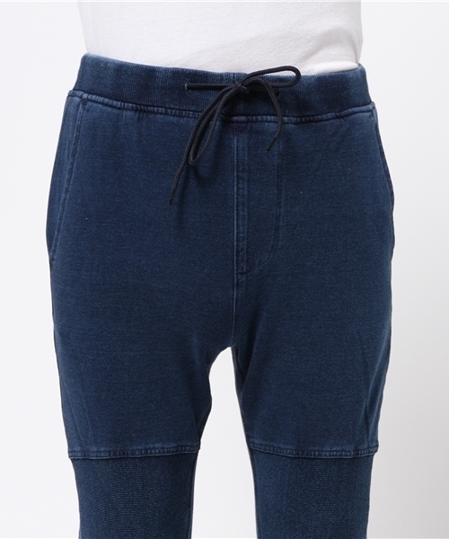 ニットデニムリブニーパッドパンツ ニットデニムリブニーパッドパンツ