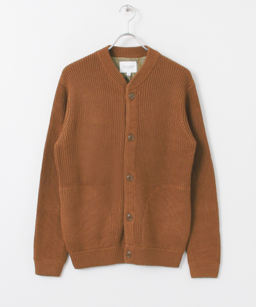 URBAN RESEARCH（アーバンリサーチ）の「UR A/C片畦ニットブルゾン（カーディガン/ボレロ・メンズ・ライトグレー/モカ/ブラック・MEDIUM/LARGE）」の17枚目の写真