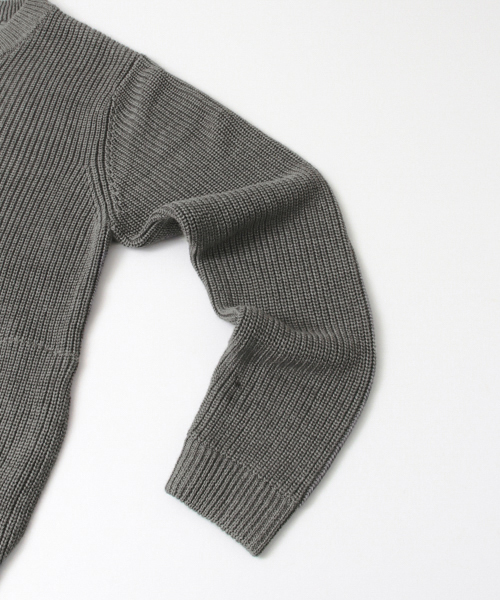 URBAN RESEARCH（アーバンリサーチ）の「UR A/C片畦ニットブルゾン（カーディガン/ボレロ・メンズ・ライトグレー/モカ/ブラック・MEDIUM/LARGE）」の19枚目の写真