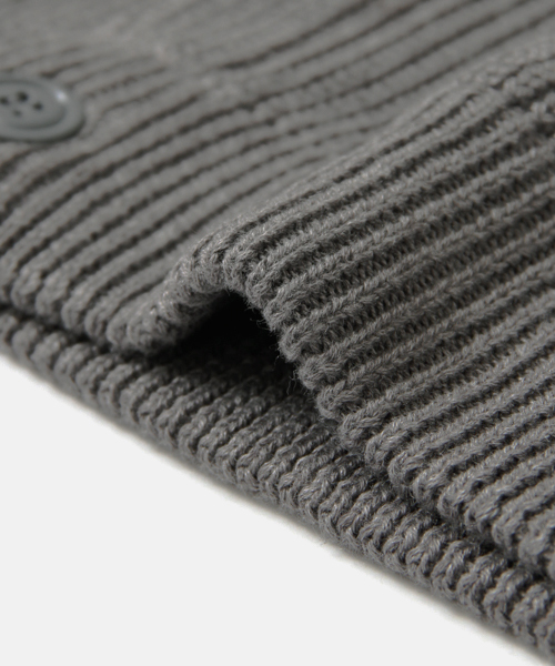 URBAN RESEARCH（アーバンリサーチ）の「UR A/C片畦ニットブルゾン（カーディガン/ボレロ・メンズ・ライトグレー/モカ/ブラック・MEDIUM/LARGE）」の11枚目の写真