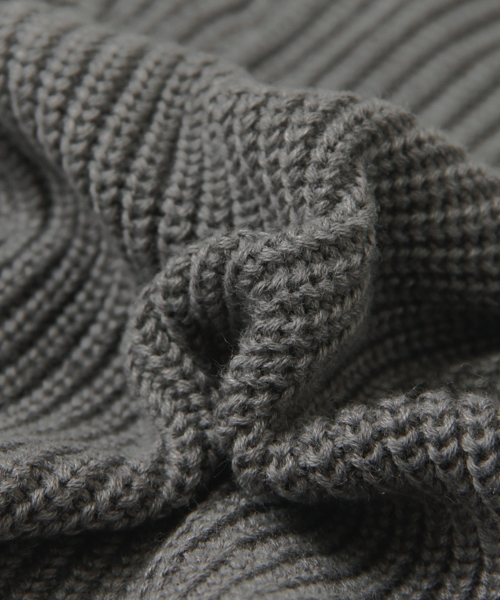 URBAN RESEARCH（アーバンリサーチ）の「UR A/C片畦ニットブルゾン（カーディガン/ボレロ・メンズ・ライトグレー/モカ/ブラック・MEDIUM/LARGE）」の12枚目の写真