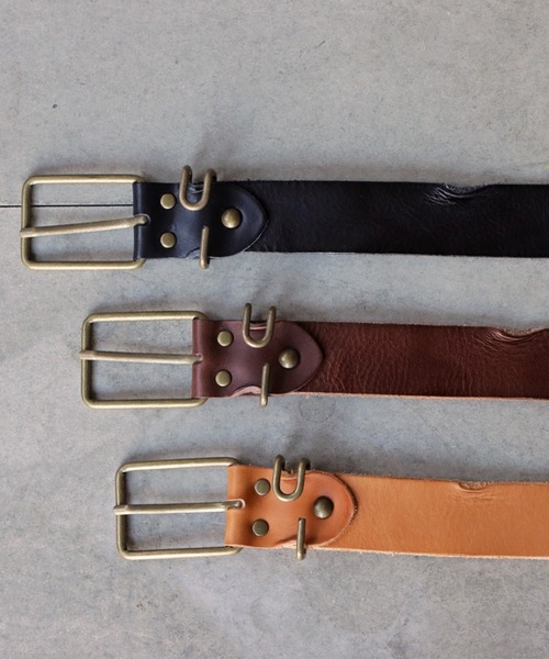 antiqua（アンティカ）の「本革ベルト（ベルト・レディース・ブラウン/キャメル/ブラック・FREE）」の15枚目の写真